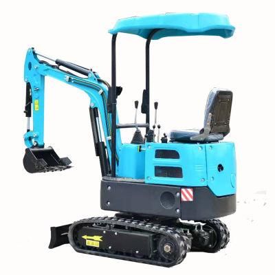 Shanding SD12s 1 Ton Mini Digger Mini Excavator Hydraulic Crawler Excavator Rubber Track Excavator