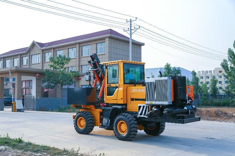 Piling, Pulling, Drilling, Integrated Function Highway Guardrail Pile Driver Jdy956z