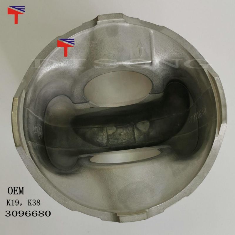 High-Performance Diesel Engine Engineering Machinery Parts Piston 3096680 for Engine Parts K19 K38 K50 Generator Set