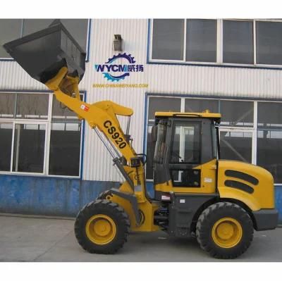 Caise CS920 2ton Small Wheel Loader with CE and EPA Certificate for Sale