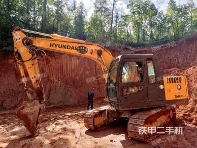 Used Mini Medium Backhoe Excavator Hyundai R110-7 Construction Machine Second-Hand
