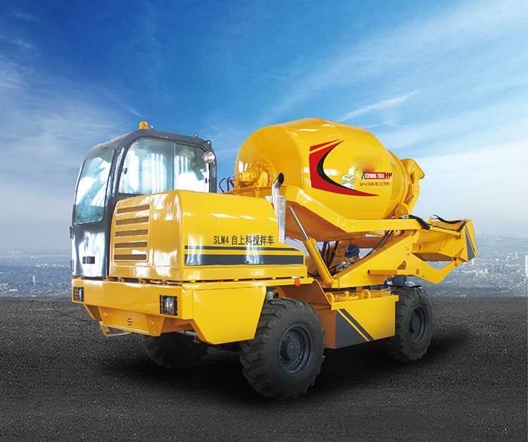 China Slm4 4 Cubic Automatic Concrete Mixer Small Concrete Mixer Truck Price