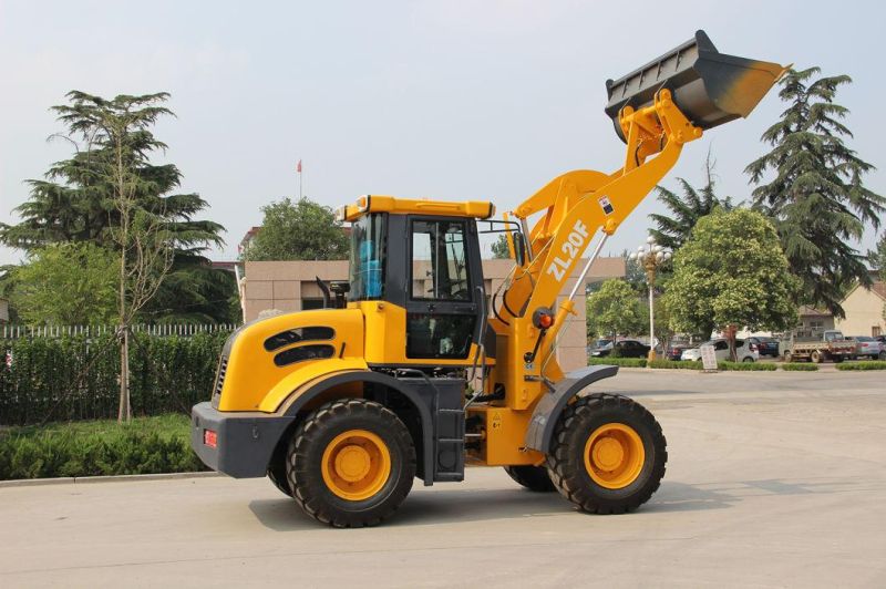 Front End New Hydraulic Articulated Small Mini Wheel Loader Price 2ton