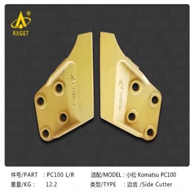 202-70-63161/202-70-63171 Side Cutter for PC100 Series Bucket, Construction Machine Spare Parts, Excavator Bucket Teeth
