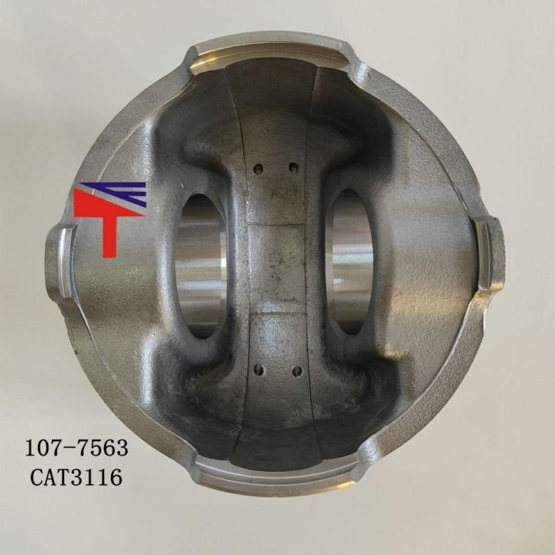 High-Performance Diesel Engine Engineering Machinery Parts Piston 107-7563 for Excavator Parts M318 M220 Engine Parts Cat3116 Generator Set