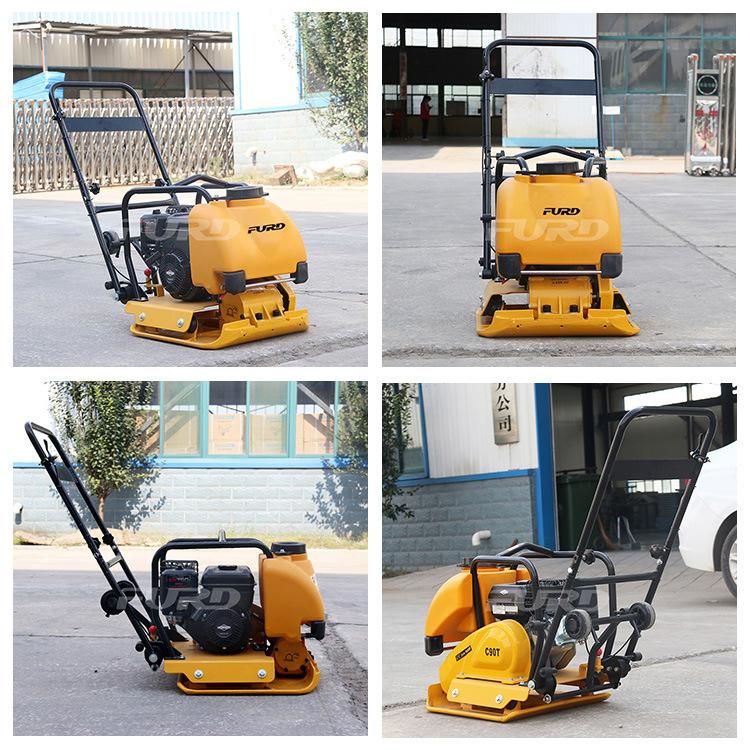 High Quality Road Compaction Asphalt Soil Petrol Tamper Small Vibratory Gasoline Vibrating Plate Compactor