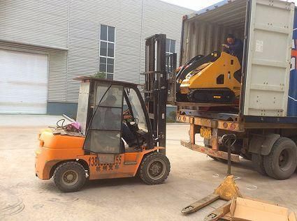Mini Track Joystick Control Skid Steer Loader Qd525