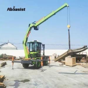 Construction machinery China OEM Manufacturer Abbasist ALC40-30 3 ton Forklift and Crane Backhoe Loader Cranes with CE