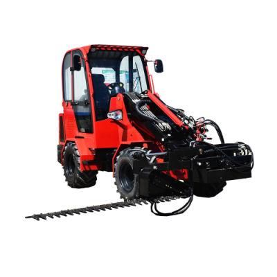 China Steel Camel Mini Tractor Loader Telescopic Front End Loaders EPA 4 Loader with Hedge Trimmer Flail Mower Attachments