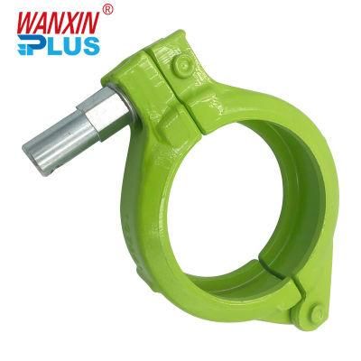 Casting Iron Square Bolt Concret Pipe Clamp for Pump Pipeline Fixing