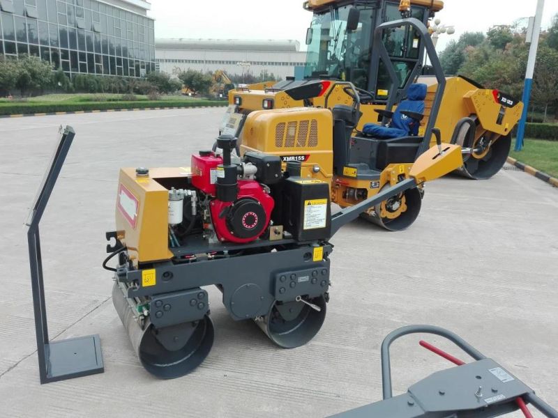 Xmr083 1 Ton Mini Walk Behind Vibratory Road Roller Compactor for Sale