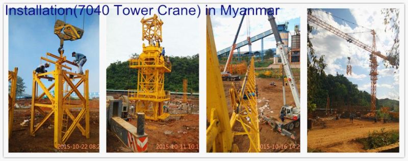 Qtz315 7040 Tower Crane 18ton Construction Crane