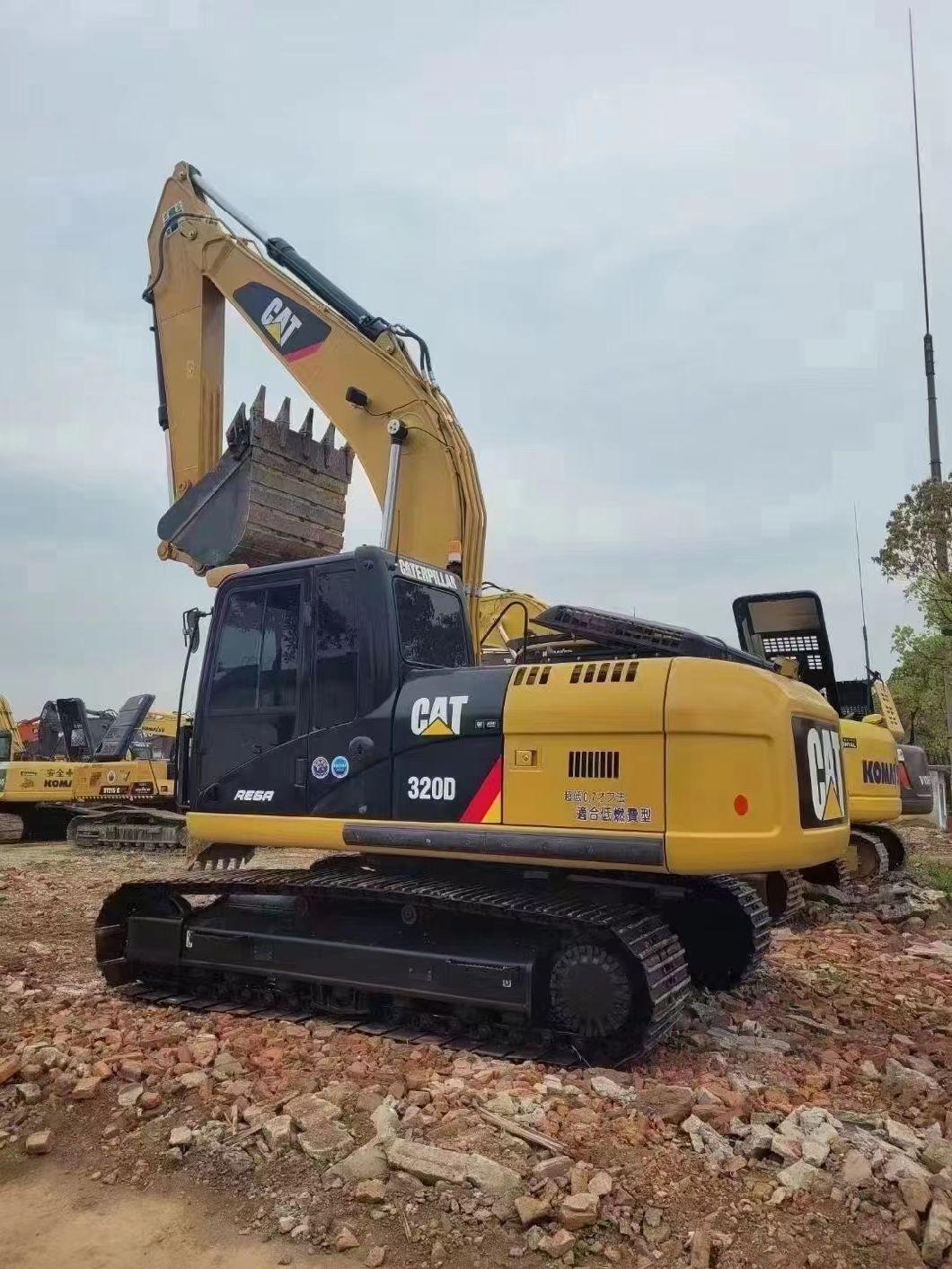 20 Ton Crawler Excavators Cat 320d Second Hand Medium Original Japan Construction Machinery Equipment Excavadora Usada Excavatrice Pelle Sale Price Excavator