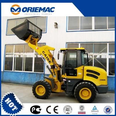 Caise 2.0ton Mini Wheel Loader CS920 Low Price for Sale