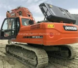 High Quality 30 Ton Doosan Korean Dx300LC Used Crawler Excavator with Reasonable Price
