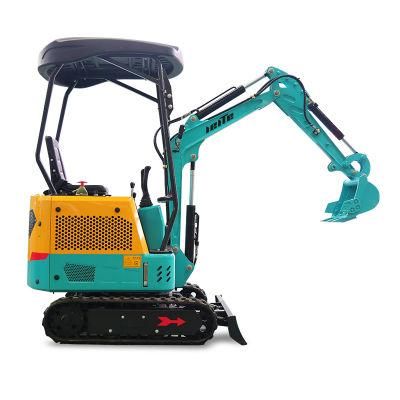 600kg 0.8ton 1.5 3 Ton Electric Gasoline Engine Tractor Wheel Micro Chinese Digger Machine Mini Excavators at Cheap Price