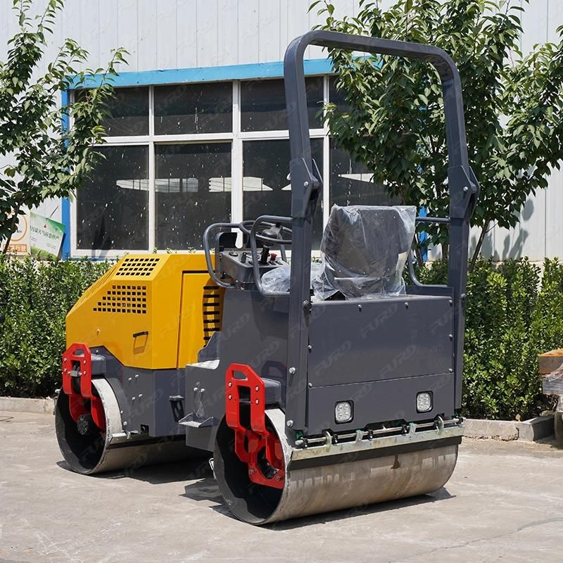 Articulated Double Drum 2.5 Ton Vibratory Road Roller Asphalt Roller