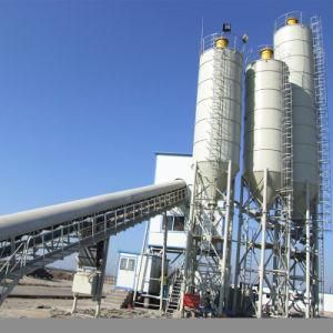 Portable Island Dry Mix Concrete Batching Mixing Plant Manufacturer