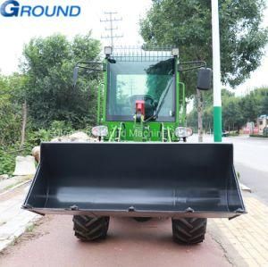 Hot Sell 0.8ton Mini Loader four wheel loader shovel loader with grapple for Farm