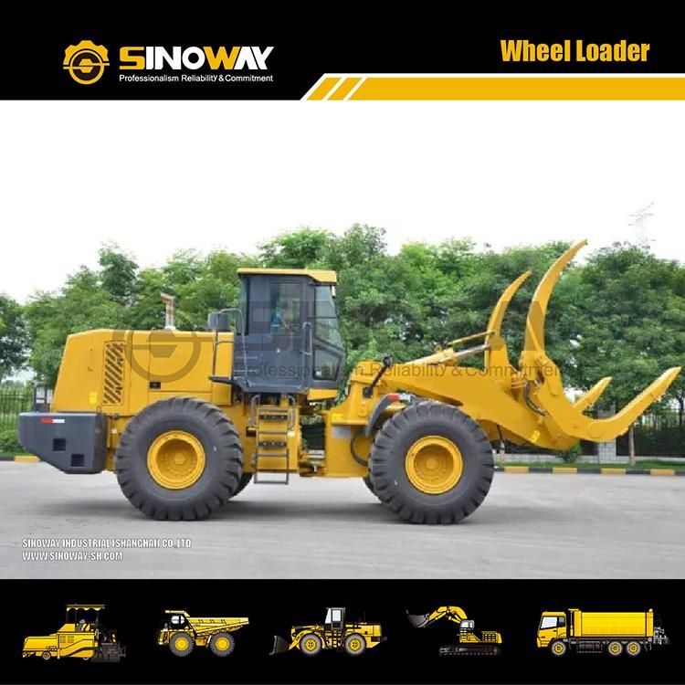 7t Wheel Loader Swl70K Shovel Loader with 300 HP Cummins Engine