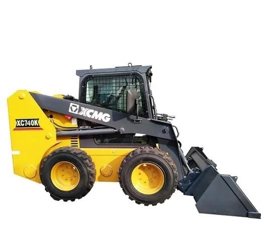 Chinese Mini Skid Steer Loader for Sale Front End Loader Xc740K