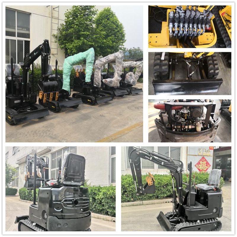 Best Mini Excavator with Hydraulic Hammer 1t for Sale by Owner