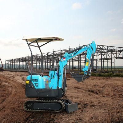 Smallest Micro Digger 1 Ton Rhinoceros Hot Popular Mini Yuchai Crawler Excavator Te10b