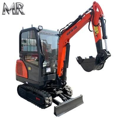 CE Standard 18 20 Garden Farm Crawler Chinese Small Excavator