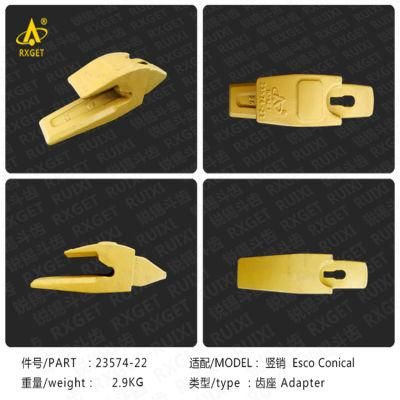 23574-22 Hitachi Ex60/75 Series Bucket Adapter, Construction Machine Spare Parts, Excavator and Loader Bucket Tooth and Adapter