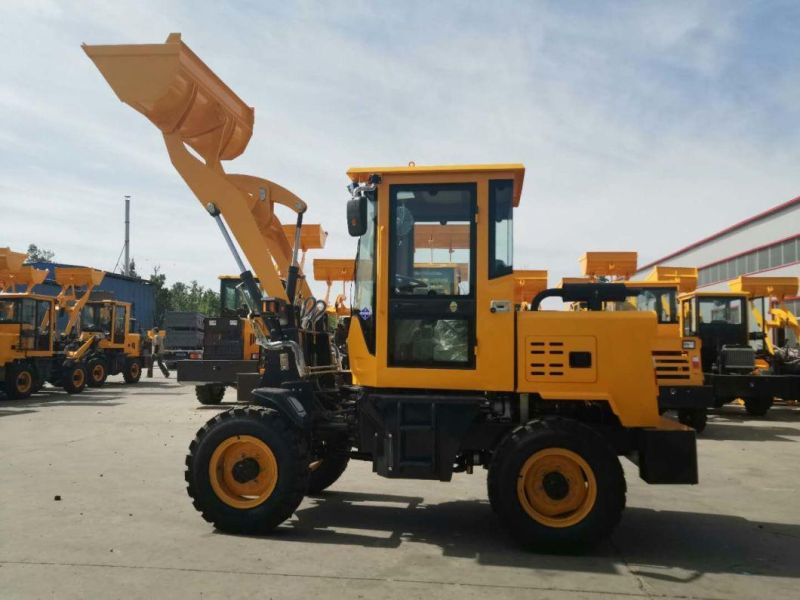 High Quality China Small 0.6 Cbm Wheel Loader 2 Ton Mini Front End Loader