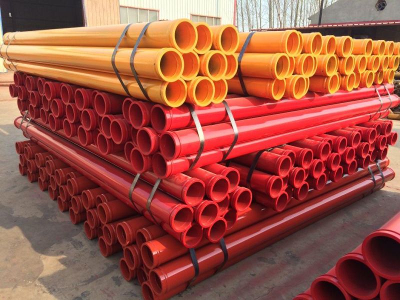 DN125*3m Twin Layer Concrete Pump Parts Boom Pipe