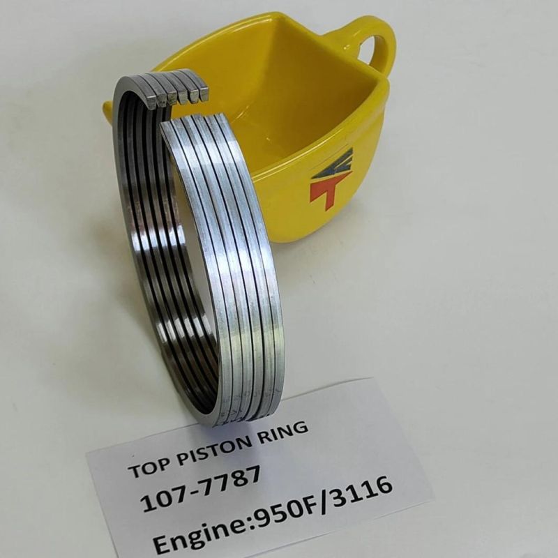 High Quality Diesel Engine Mechanical Parts Piston Ring 107-7787 for Wheelloader 950f Engine 3116 Generator Set