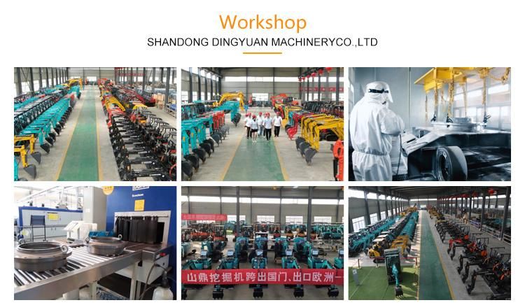 Shanding SD17-9 1.5 Tons Hot Sale for Garden and Farm Digger Excavator
