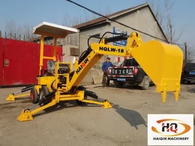 High Quality Mini Towable Backhoe (HQLW-18) for Sale