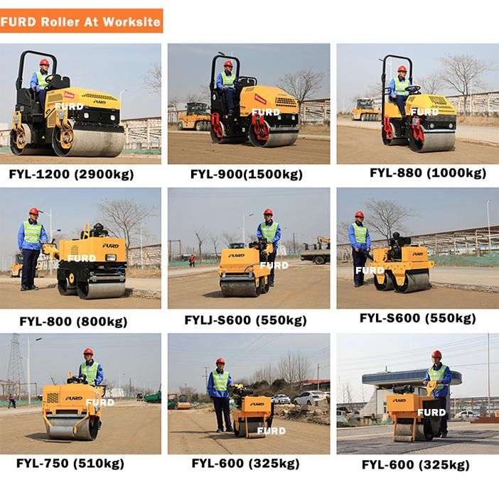 1 Ton Vibratory Road Roller Compactor