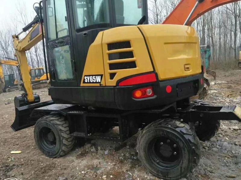 China Top Brand Small Excavators Wheels Xe60wd 6 Ton Wheel Excavator for Sale