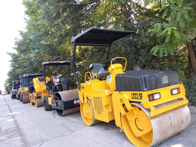 Lutong Double Drum Vibratory Mini Roller 2.5 Ton Ltc2.5b Sale