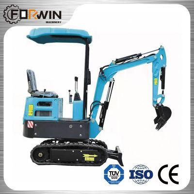 Forwin 1 Ton Mini Excavator Fw12D (Roof) Minibagger with Koop 192f Emission Engine