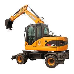 8t Wheel Excavator RC Bagger Metal Digger Wheel Excavator