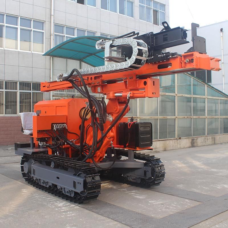 Solar Ground Pile Installation Mounting Drilling Machinery