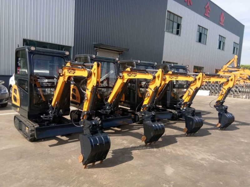 2.5 Ton Mini Excavator Small Digger with Telescopic Track Chassis