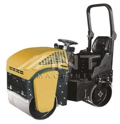 Ylj1000 Ride on Soil Road Compactor of Double Drum