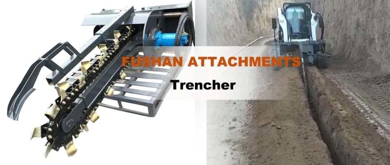 High Quality Trencher Attachment for Skidsteer Loader