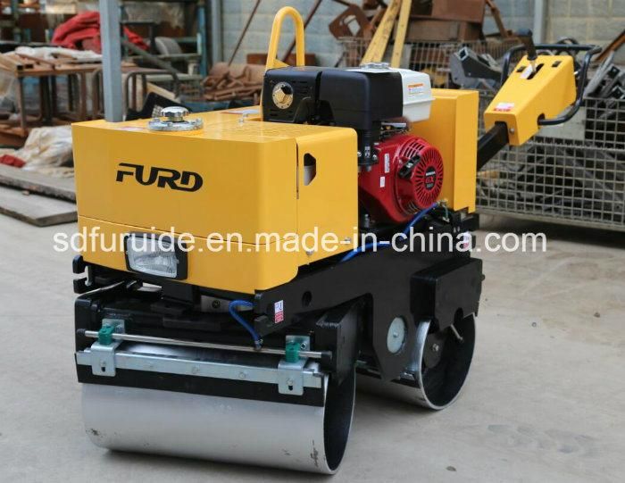 Compaction Equipment Walk Behind Double Drum Vibrating Pedestrian Roller