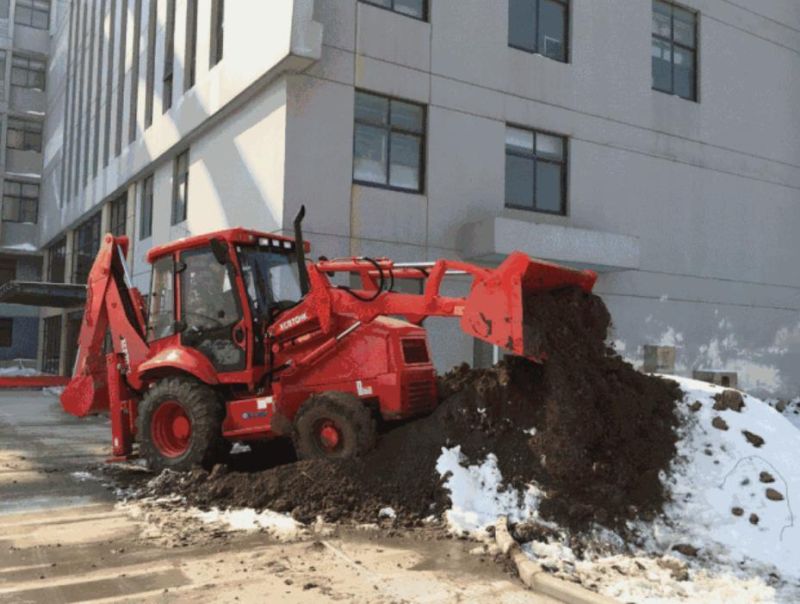 XCMG Official New Mini Backhoe Loader Xc870HK Chinese 4X4 Backhoe Loaders for Sale