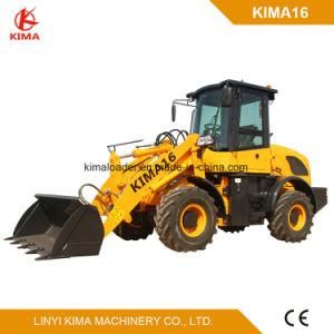 Kima16 Small Wheel Loader with Ce for Farmland Front End Loader 1.6 Ton