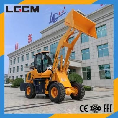 Lgcm 1.5ton Front End Shovel Wheel Loader with Coal Bucket&Log Clamp