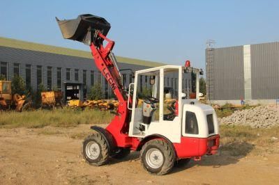 Lgcm Mechanical Loader 1.2 Ton Mini Front Wheel Loader for Sale