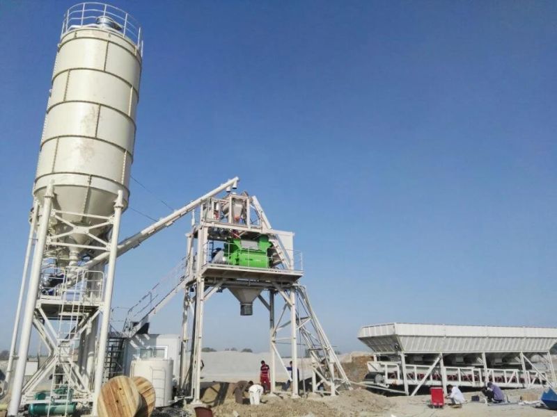 High Efficiency and Low Comsumpition 80t/H Concrete Mixing Plant