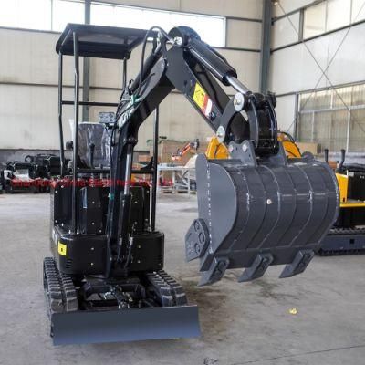 0.8ton 1ton Chinese Supply Shandong Hightop Group Earthmoving Machinery Gasoline Diesel Engine Bagger